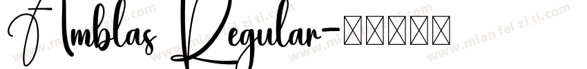 Amblas Regular字体转换